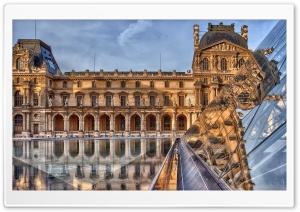 Louvre Background 4K UHD Wallpaper for Widescreen and UltraWide Desktop, UltraHD TV, Smartphone, Tablet