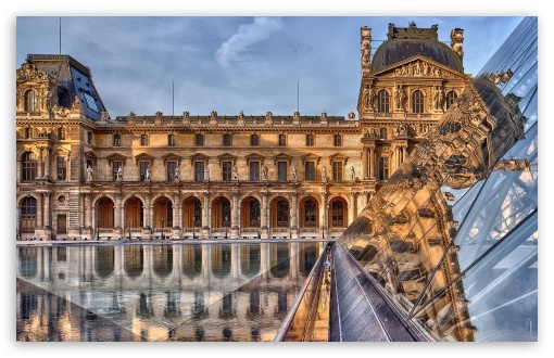 Louvre Background UltraHD Wallpaper for Widescreen 16:10 ;
