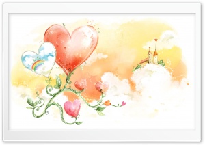 Love Flowers Valentine's Day Ultra HD Wallpaper for 4K UHD Widescreen desktop, tablet & smartphone