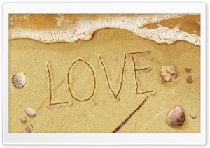 Love On The Beach Ultra HD Wallpaper for 4K UHD Widescreen desktop, tablet & smartphone