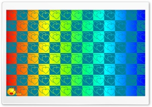 Love Pattern 4K UHD Wallpaper for Widescreen and UltraWide Desktop, UltraHD TV, Smartphone, Tablet