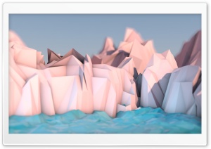 Low Poly Mountains by Momkay Ultra HD Wallpaper for 4K UHD Widescreen desktop, tablet & smartphone
