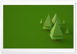 Low Poly Trees by Larix Studio Ultra HD Wallpaper for 4K UHD Widescreen desktop, tablet & smartphone