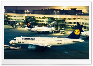 Lufthansa Airplanes Ultra HD Wallpaper for 4K UHD Widescreen desktop, tablet & smartphone