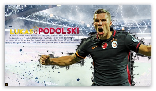 Lukas Podolski UltraHD Wallpaper for 8K UHD TV 16:9 Ultra High Definition 2160p 1440p 1080p 900p 720p ;