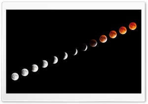 Lunar Eclipse Ultra HD Wallpaper for 4K UHD Widescreen desktop, tablet & smartphone