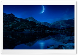 Lune Ascendante Ultra HD Wallpaper for 4K UHD Widescreen desktop, tablet & smartphone