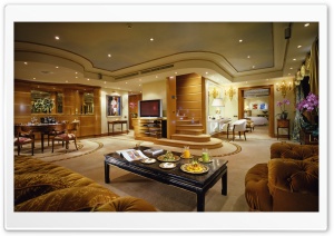 Luxury Apartment Living Room Ultra HD Wallpaper for 4K UHD Widescreen desktop, tablet & smartphone
