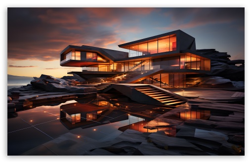 Luxury Modern House Concept Art UltraHD Wallpaper for UHD 16:9 ; HD 16:9 ; UltraWide 21:9 24:10 32:9 32:10 ; Widescreen 16:10 5:3 ; Fullscreen 4:3 5:4 3:2 ; Tablet 1:1 ; Mobile 9:16 9:19.5 9:20 10:16 2:3 3:5 3:4 ; Dual 16:10 5:3 16:9 4:3 5:4 3:2 ;