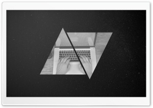 MacBook_Triangles Ultra HD Wallpaper for 4K UHD Widescreen desktop, tablet & smartphone