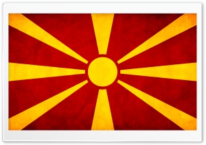 Macedonian Flag Ultra HD Wallpaper for 4K UHD Widescreen desktop, tablet & smartphone