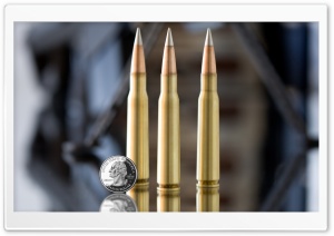 Machine Gun Bullets Ultra HD Wallpaper for 4K UHD Widescreen desktop, tablet & smartphone