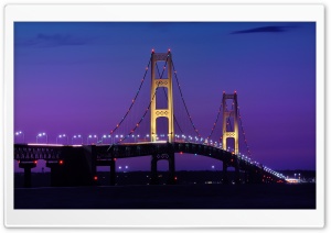 Mackinac Bridge Michigan Ultra HD Wallpaper for 4K UHD Widescreen desktop, tablet & smartphone