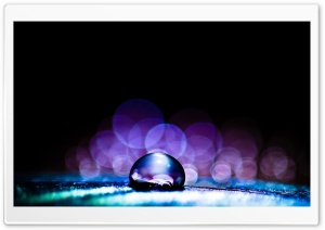 Macro Water Drop Ultra HD Wallpaper for 4K UHD Widescreen desktop, tablet & smartphone