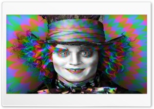 Mad Hatter on Drugs Ultra HD Wallpaper for 4K UHD Widescreen desktop, tablet & smartphone