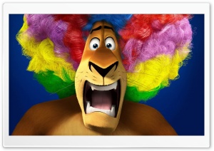 Madagascar 3   Alex's Rainbow Wig Ultra HD Wallpaper for 4K UHD Widescreen desktop, tablet & smartphone