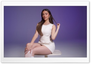 Madison Beer in White Dress 4K UHD Wallpaper for Widescreen and UltraWide Desktop, UltraHD TV, Smartphone, Tablet