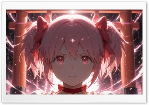 Madoka Kaname - The Puella Magi 4K UHD Wallpaper for Widescreen and UltraWide Desktop, UltraHD TV, Smartphone, Tablet