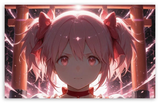 Madoka Kaname - The Puella Magi UltraHD Wallpaper for Widescreen 16:10 ;