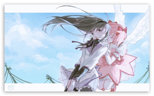 Madoka magika UltraHD Wallpaper for Widescreen 5:3 ;