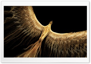 Magic Golden Phoenix Ultra HD Wallpaper for 4K UHD Widescreen desktop, tablet & smartphone