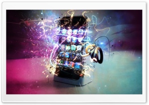 Magic Lighting Effect iPhone Ultra HD Wallpaper for 4K UHD Widescreen desktop, tablet & smartphone