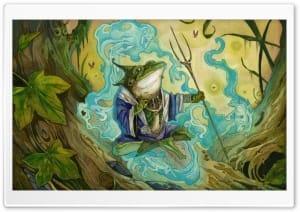 Magic The Gathering Mistbreath Elder Artwork 4K UHD Wallpaper for Widescreen and UltraWide Desktop, UltraHD TV, Smartphone, Tablet