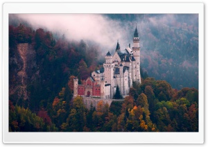 Magnificent Castle in Autumn 4K UHD Wallpaper for Widescreen and UltraWide Desktop, UltraHD TV, Smartphone, Tablet