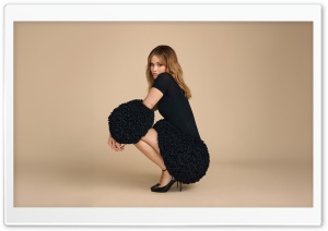 Maia Mitchell in a Black Dress, Stellar Magazine 2026 4K UHD Wallpaper for Widescreen and UltraWide Desktop, UltraHD TV, Smartphone, Tablet