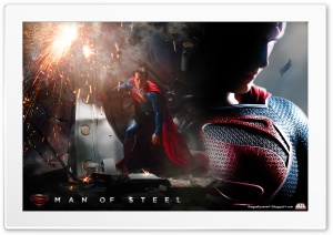 Man of Steel ScreenSaver GeekSummit Ultra HD Wallpaper for 4K UHD Widescreen Desktop, Lockscreen, Screensaver, TV, Tablet, Smartphone