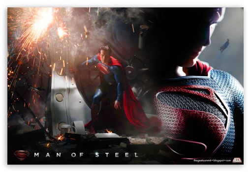 Man of Steel ScreenSaver GeekSummit UltraHD Wallpaper for Fullscreen 3:2 ;