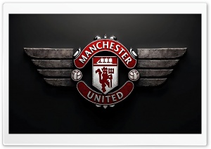 Manchester United Black Stone Background 4K UHD Wallpaper for Widescreen and UltraWide Desktop, UltraHD TV, Smartphone, Tablet