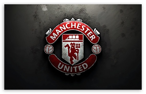 Manchester United FC Black Stone Background UltraHD Wallpaper for Widescreen 16:10 ;