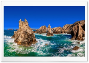 Mangersta Sea Stack Isle of Lewis Scotland 4K UHD Wallpaper for Widescreen and UltraWide Desktop, UltraHD TV, Smartphone, Tablet