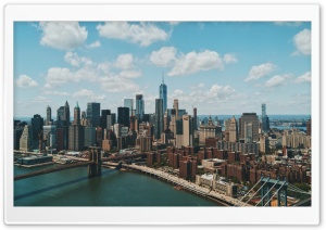 Manhattan Bridge NYC Ultra HD Wallpaper for 4K UHD Widescreen desktop, tablet & smartphone