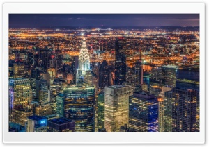 Manhattan Panorama Ultra HD Wallpaper for 4K UHD Widescreen desktop, tablet & smartphone