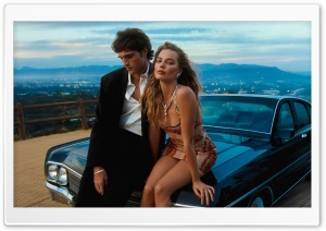 Margot Robbie and Jacob Elordi Celebrities 4K UHD Wallpaper for Widescreen and UltraWide Desktop, UltraHD TV, Smartphone, Tablet