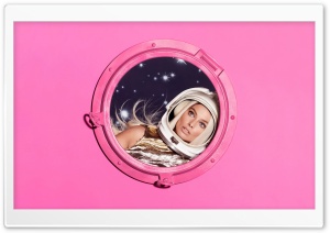 Margot Robbie as Astronaut Barbie in Space Ultra HD Wallpaper for 4K UHD Widescreen desktop, tablet & smartphone