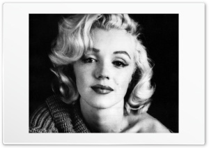 Marilyn Monroe BW 4K UHD Wallpaper for Widescreen and UltraWide Desktop, UltraHD TV, Smartphone, Tablet