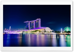 Marina Bay Sands Singapore iconic hotel Ultra HD Wallpaper for 4K UHD Widescreen desktop, tablet & smartphone