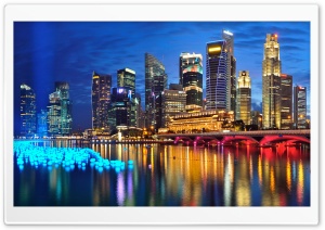 Marina Bay-Singapore Ultra HD Wallpaper for 4K UHD Widescreen desktop, tablet & smartphone