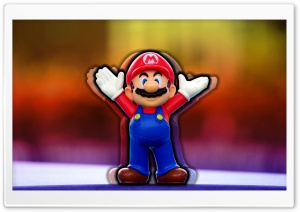 Mario Figure Ultra HD Wallpaper for 4K UHD Widescreen desktop, tablet & smartphone