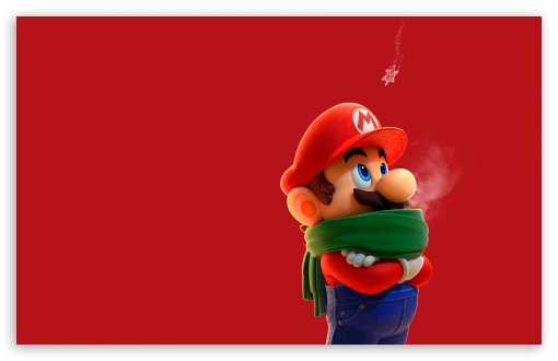 Mario Wearing a Winter Scarf UltraHD Wallpaper for UHD 16:9 ; HD 16:9 ; UltraWide 21:9 24:10 32:9 32:10 ; Widescreen 16:10 5:3 ; Fullscreen 4:3 5:4 3:2 ; Tablet 1:1 ; Mobile 9:16 9:19.5 9:20 10:16 2:3 3:5 3:4 ; Dual 16:10 5:3 16:9 4:3 5:4 3:2 ;