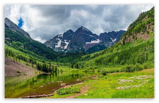 Maroon Bells Landscape, Colorado UltraHD Wallpaper for HD 16:9 ; UltraWide 21:9 ; Widescreen 16:10 5:3 ; Fullscreen 4:3 5:4 3:2 ; Tablet 1:1 ; Mobile 9:16 10:16 2:3 3:5 3:4 ;