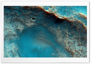 Mars Dunes Landscape NASA 4K UHD Wallpaper for Widescreen and UltraWide Desktop, UltraHD TV, Smartphone, Tablet