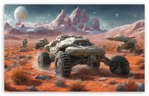 Mars Exploration Fleet Art UltraHD Wallpaper for UHD 16:9 ; HD 16:9 ; UltraWide 21:9 24:10 32:9 32:10 ; Widescreen 16:10 5:3 ; Fullscreen 4:3 5:4 3:2 ; Dual 16:10 5:3 16:9 4:3 5:4 3:2 ;