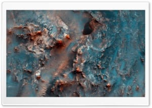 Mars Landscape Aerial View NASA 4K UHD Wallpaper for Widescreen and UltraWide Desktop, UltraHD TV, Smartphone, Tablet