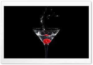 Martini Glass, Raspberry Splash Ultra HD Wallpaper for 4K UHD Widescreen desktop, tablet & smartphone
