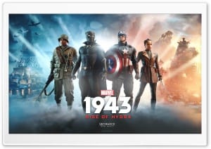 Marvel 1943 Rise of Hydra Video Game 4K UHD Wallpaper for Widescreen and UltraWide Desktop, UltraHD TV, Smartphone, Tablet