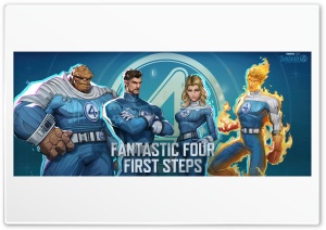 Marvel Rivals The Fantastic Four First Steps Game 4K UHD Wallpaper for Widescreen and UltraWide Desktop, UltraHD TV, Smartphone, Tablet